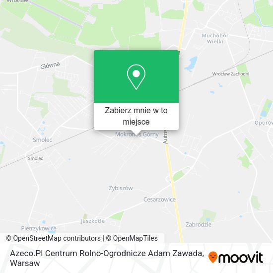 Mapa Azeco.Pl Centrum Rolno-Ogrodnicze Adam Zawada