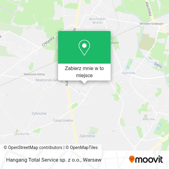 Mapa Hangang Total Service sp. z o.o.