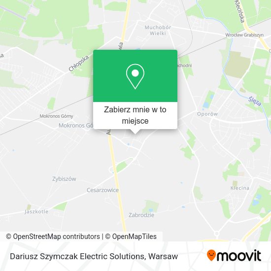 Mapa Dariusz Szymczak Electric Solutions