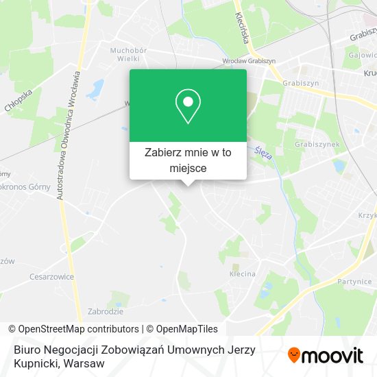 Mapa Biuro Negocjacji Zobowiązań Umownych Jerzy Kupnicki