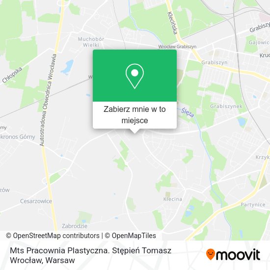 Mapa Mts Pracownia Plastyczna. Stępień Tomasz Wrocław