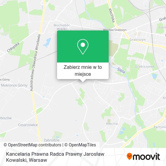 Mapa Kancelaria Prawna Radca Prawny Jarosław Kowalski