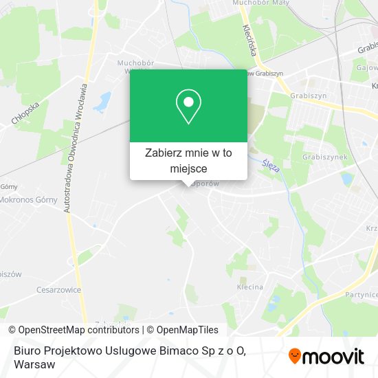 Mapa Biuro Projektowo Uslugowe Bimaco Sp z o O