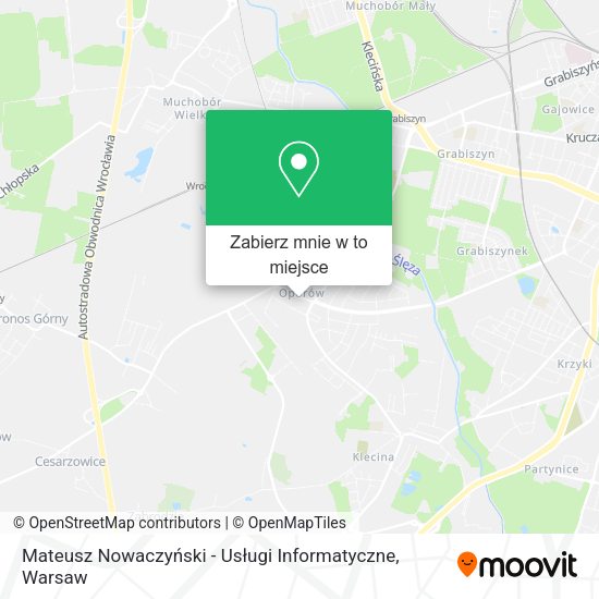 Mapa Mateusz Nowaczyński - Usługi Informatyczne