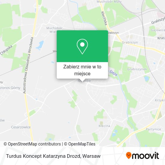 Mapa Turdus Koncept Katarzyna Drozd