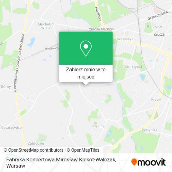 Mapa Fabryka Koncertowa Mirosław Klekot-Walczak