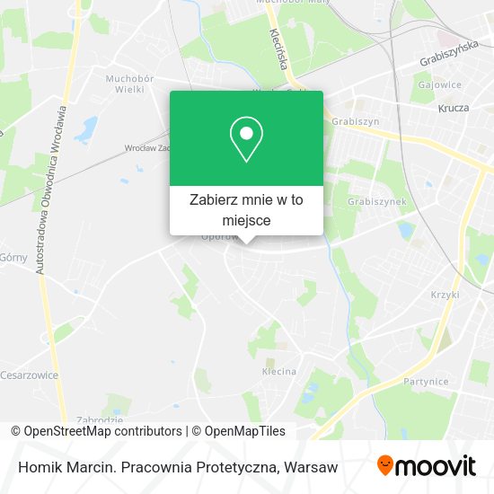 Mapa Homik Marcin. Pracownia Protetyczna