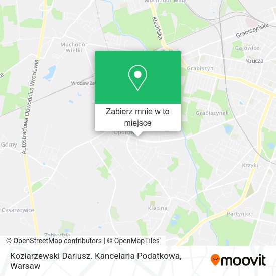 Mapa Koziarzewski Dariusz. Kancelaria Podatkowa