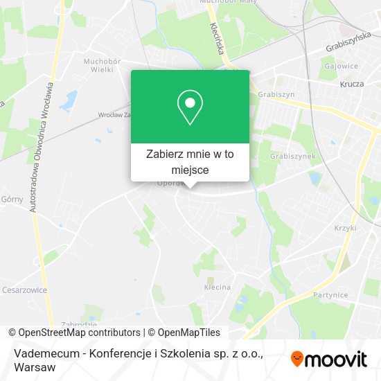 Mapa Vademecum - Konferencje i Szkolenia sp. z o.o.