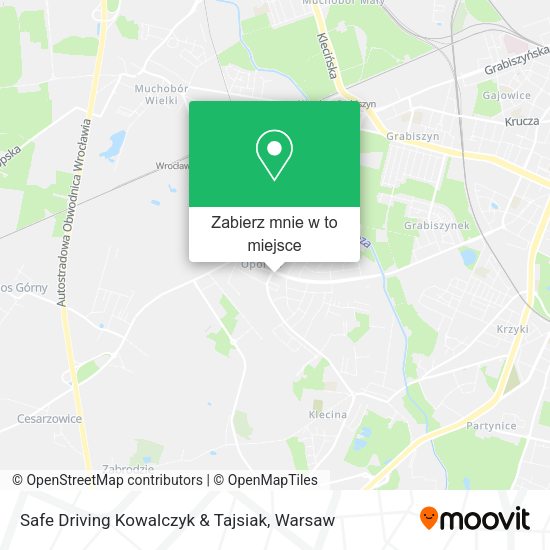 Mapa Safe Driving Kowalczyk & Tajsiak
