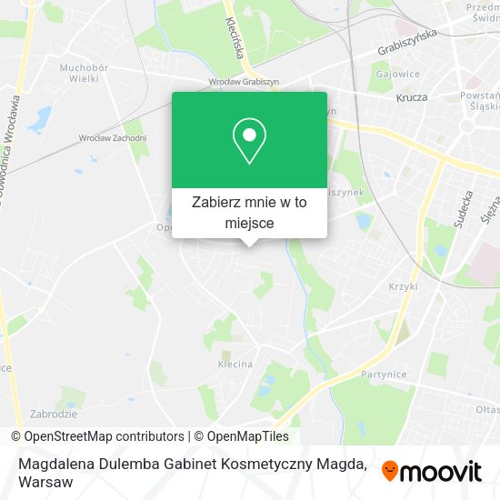 Mapa Magdalena Dulemba Gabinet Kosmetyczny Magda