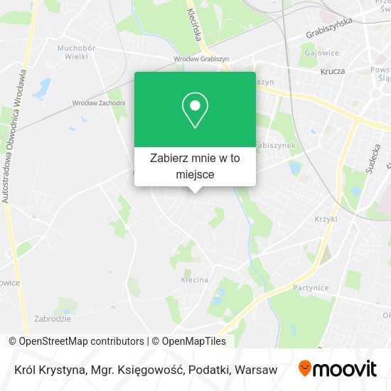 Mapa Król Krystyna, Mgr. Księgowość, Podatki