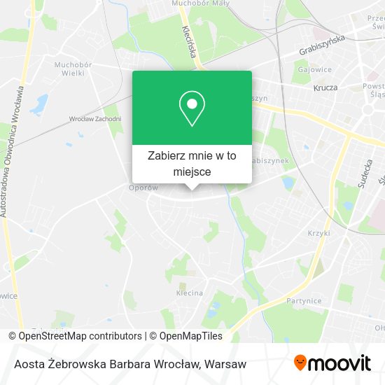 Mapa Aosta Żebrowska Barbara Wrocław