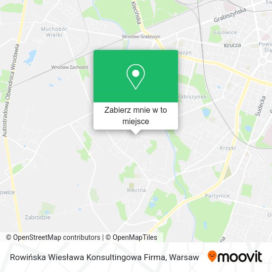 Mapa Rowińska Wiesława Konsultingowa Firma