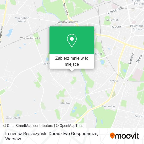 Mapa Ireneusz Reszczyński Doradztwo Gospodarcze