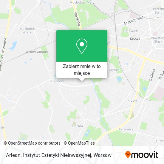 Mapa Arlean. Instytut Estetyki Nieinwazyjnej