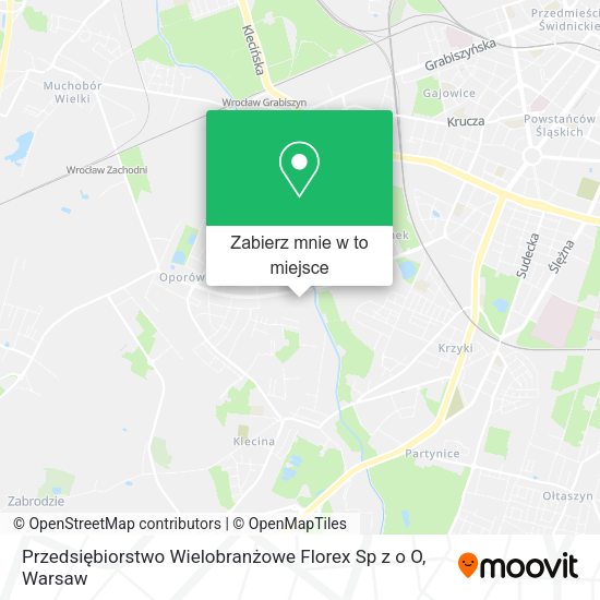 Mapa Przedsiębiorstwo Wielobranżowe Florex Sp z o O