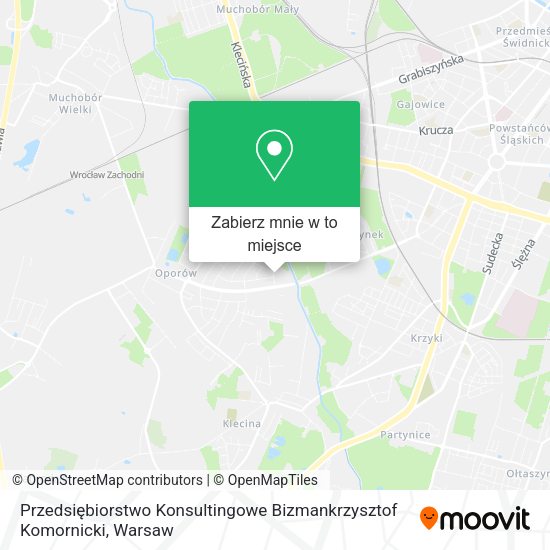 Mapa Przedsiębiorstwo Konsultingowe Bizmankrzysztof Komornicki