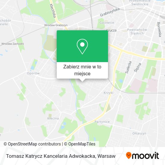 Mapa Tomasz Katrycz Kancelaria Adwokacka