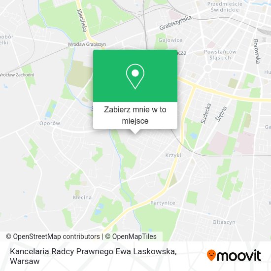 Mapa Kancelaria Radcy Prawnego Ewa Laskowska