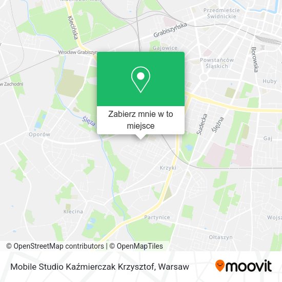 Mapa Mobile Studio Kaźmierczak Krzysztof