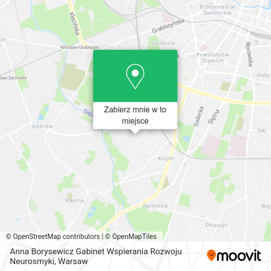 Mapa Anna Borysewicz Gabinet Wspierania Rozwoju Neurosmyki