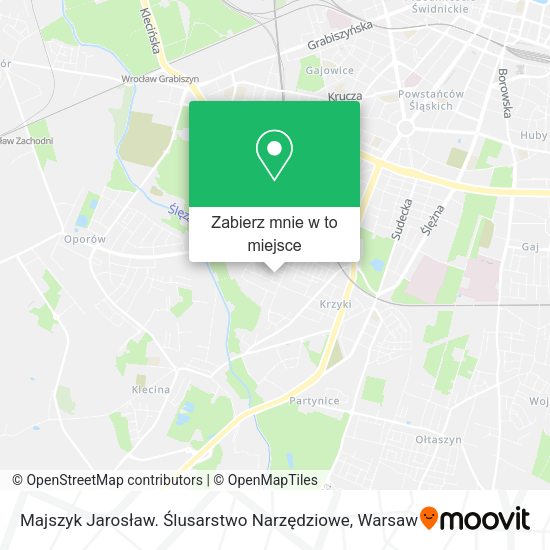 Mapa Majszyk Jarosław. Ślusarstwo Narzędziowe