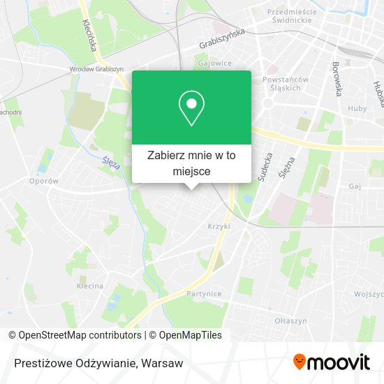 Mapa Prestiżowe Odżywianie