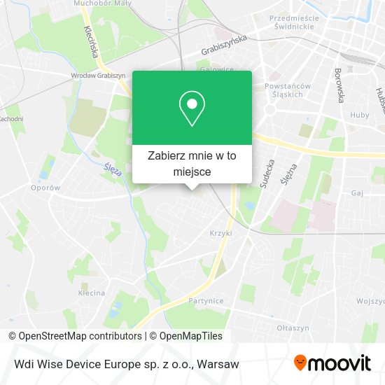 Mapa Wdi Wise Device Europe sp. z o.o.