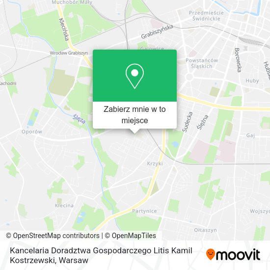 Mapa Kancelaria Doradztwa Gospodarczego Litis Kamil Kostrzewski