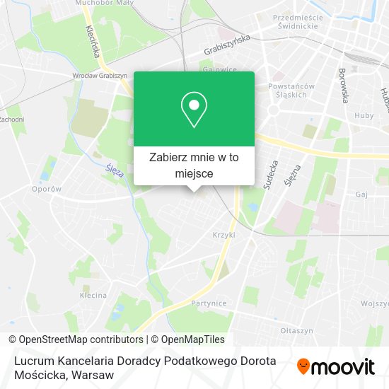 Mapa Lucrum Kancelaria Doradcy Podatkowego Dorota Mościcka