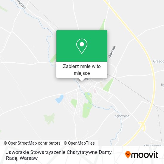 Mapa Jaworskie Stowarzyszenie Charytatywne Damy Radę