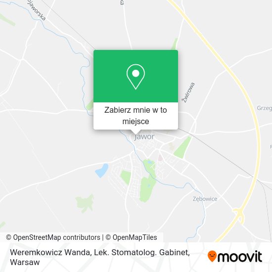 Mapa Weremkowicz Wanda, Lek. Stomatolog. Gabinet