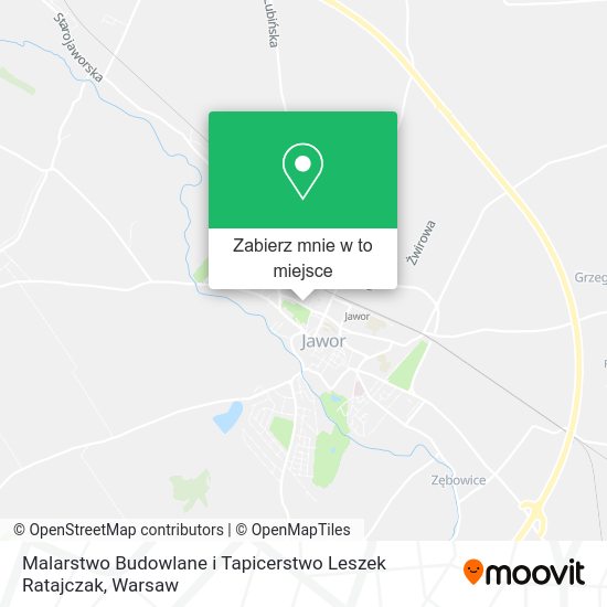 Mapa Malarstwo Budowlane i Tapicerstwo Leszek Ratajczak