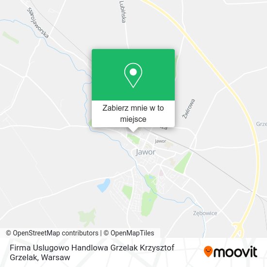 Mapa Firma Uslugowo Handlowa Grzelak Krzysztof Grzelak