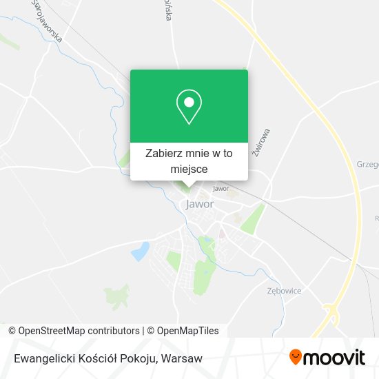 Mapa Ewangelicki Kościół Pokoju