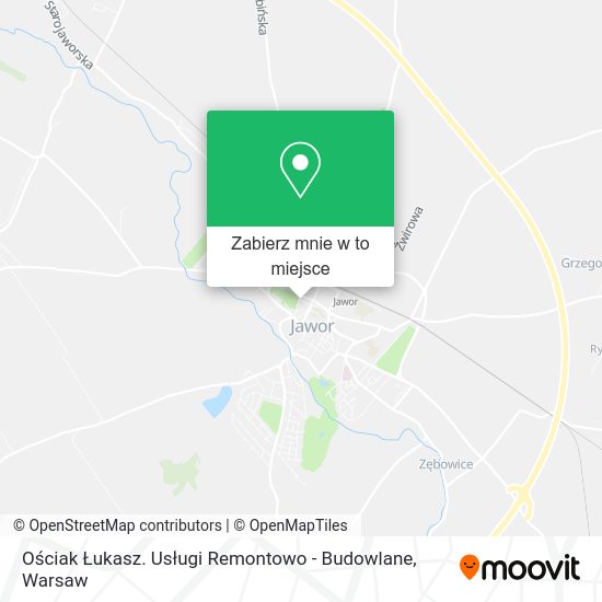 Mapa Ościak Łukasz. Usługi Remontowo - Budowlane