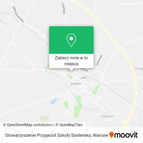 Mapa Stowarzyszenie Przyjaciół Szkoły Siódemka