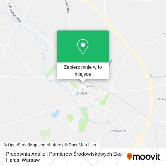 Mapa Pracownia Analiz i Pomiarów Środowiskowych Eko - Hałas