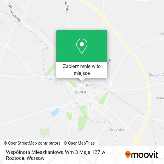 Mapa Wspólnota Mieszkaniowa Wm 3 Maja 127 w Roztoce