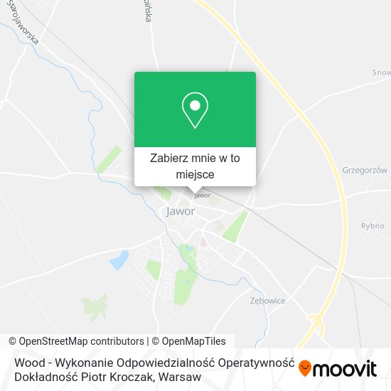 Mapa Wood - Wykonanie Odpowiedzialność Operatywność Dokładność Piotr Kroczak