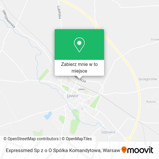 Mapa Expressmed Sp z o O Spólka Komandytowa