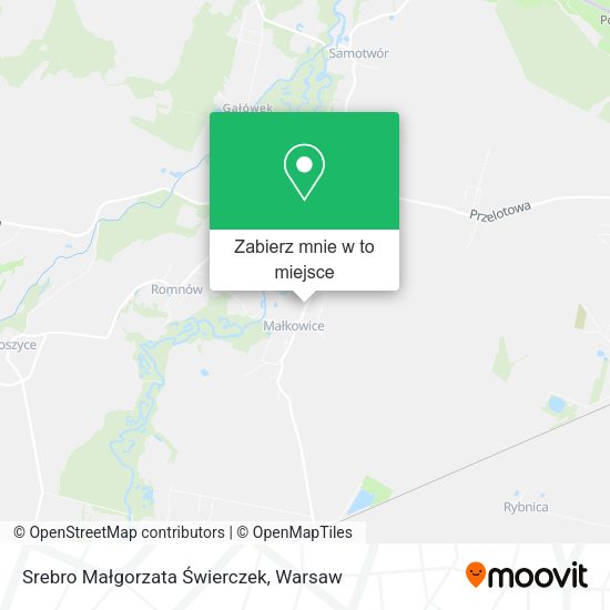 Mapa Srebro Małgorzata Świerczek