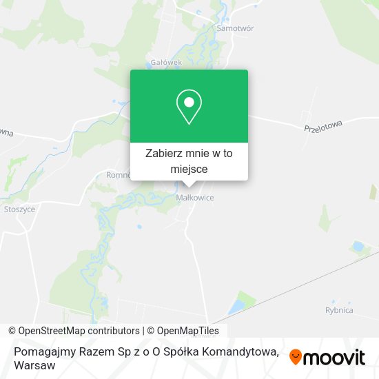 Mapa Pomagajmy Razem Sp z o O Spółka Komandytowa