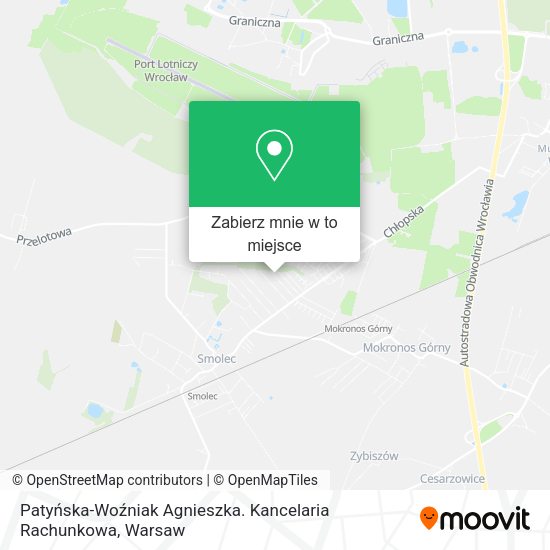 Mapa Patyńska-Woźniak Agnieszka. Kancelaria Rachunkowa