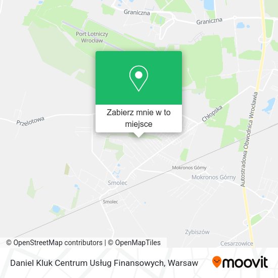 Mapa Daniel Kluk Centrum Usług Finansowych