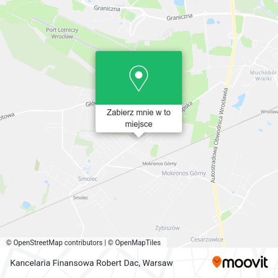 Mapa Kancelaria Finansowa Robert Dac