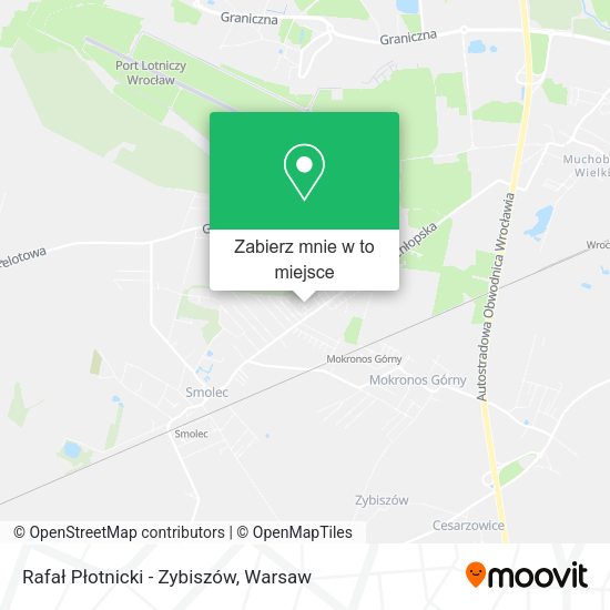 Mapa Rafał Płotnicki - Zybiszów