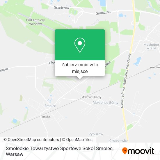 Mapa Smoleckie Towarzystwo Sportowe Sokół Smolec