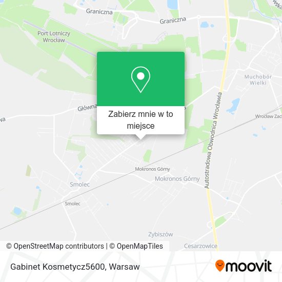 Mapa Gabinet Kosmetycz5600